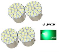 Set Di 4 Verde 12 V LED-22 Led-Universal SMD Coda Laterali Indicatore Lampadina