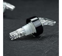 Set di 4 versatori misurati da 30 ml per vino e liquori con valvola a sfera a rilascio automatico, per baristi e proprietari di bar domestici