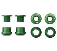 Set di 4 viti a camino a dente di lupo 4 bulloni per ingranaggi dadi per 1x 6 mm verde