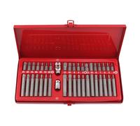 Set di 40 chiavi esagonali multiuso in acciaio al carbonio con marcatura delle dimensioni, valigetta portatile per uso domestico industriale, set di punte per cacciavite a stella