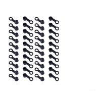 Set di 40 coperture antipolvere nere per riparazioni di auto e moto | Set da 40 pezzi, include guinzaglio per il custode, previene la perdita durante il servizio, materiale in gomma nera