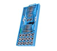 Set di 40 filettatrici ad alta precisione, collezione Essential per una riparazione efficiente e produzione di metalli, valigetta degli attrezzi portatile