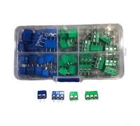 Set di 40 morsettiere a vite KF301, griglia da 5 mm, per montaggio PCB per espansione Arduino GPIO