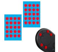 Set di 40 pattini per mouse, rotondi, rossi, di ricambio per mouse Feet, perfetti per Logitech G Pro Wireless, gioco, ufficio (Ø 6 mm)