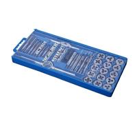 Set di 40 pezzi di filettatura efficace Set di rubinetti e matrici per filettatura di precisione nella lavorazione dei metalli e progetti artigianali