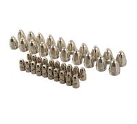 Set di 40 pezzi per P80 Plasma, elettrodi e ugelli da 1,5 mm per 80 A, rame privo di ossigeno con avnio, compatibile con bruciatori P80 e dispositivi di taglio al plasma 70-120 A (1,1 mm)