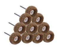 Set di 40 Ruote Abrasive Per Lucidatura, Per Utensili Rotanti, Grana 80 (25 mm)