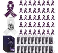 Set di 40 spille per nastro funerario, in metallo, spille per badge commemorativi, poesie, sacchetti in organza, funerali, lutto, eventi, lutto, regali commemorativi per i propri cari, Misura unica