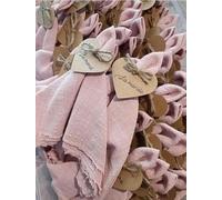 Set di 40 tovaglioli di stoffa in cotone di garza, 42x42 cm, canovacci da cucina, tavolo da cucina, decorazione pasquale, colore rosa