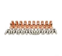 Set di 40 ugelli per elettrodi da 1,0 mm e 1,1 mm, 52582 per torcia IPT-60, PT60, PT40, IPT-40, materiali di consumo in rame per il taglio dei metalli+++