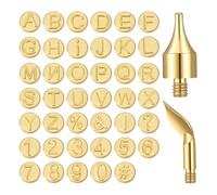 Set di 43 Punte per Legna da Ardere, Inclusa la Lettera, Il Simbolo del Num9672