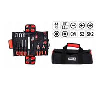 Set di 44 pezzi - YATO - YT-39280 - Chiavi a bocca 6x7-14x15 - Inserti S2 1/4" - Custodia trasformabile