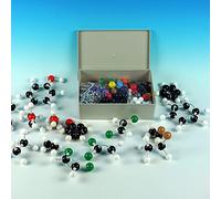 Set di 444 pezzi Molecular Model Kit (196 Atome Modello + 244 Link Keys + 3 Orbitali + 1 Strumento) Portatile per studenti/insegnanti/laboratorio