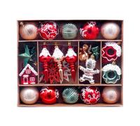 Set di 45 decorazioni per palline di Natale da appendere per il compleanno