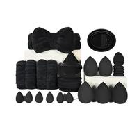 Set di 45 pennelli da trucco in plastica per artisti, kabuki, per cipria, ombretto, pennello sintetico di alta qualità, per contouring, correttore, fondotinta, cipria, ombretti, 25 pezzi