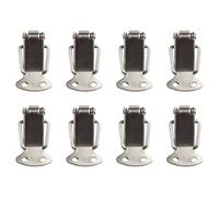 Set di 48 morsetti a levetta in acciaio inox, perfetti per ufficio, negozio e aula (8 pezzi)