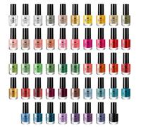 Set di 48 Smalti Per Unghie 48 Colori Diversi Moderna Bottiglia Regalo Perfetto 5ml (A+B)