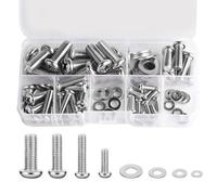 Set di 48 viti universali VESA, viti TV per supporto TV, M4 M5 M6 M8, in acciaio inox, set di viti per monitor TV, con rondelle