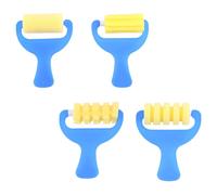 Set Di 4pcs Spugna Pittura Rullo Pennello Fai da Te Bambini Dipinto Spazzole