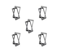 Set di 5 2 pezzi in plastica per chitarra elettrica Humbucker pickup anello telaio 7 x 8,5 mm, nero