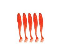 Set di 5/7 esche da pesca in gomma, 10 cm, morbide, per pesca alla trota, luccioperca e persico, strumento per la pesca all'aperto