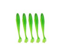 Set di 5/7 esche da pesca in gomma, 10 cm, morbide, per pesca alla trota, luccioperca e persico, strumento per la pesca all'aperto