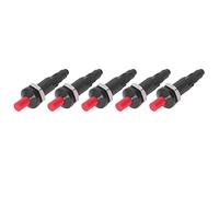 Set di 5 Accenditori a Pulsante Durevoli per Accessori per Accendini da per Stufe a Gas, Accenditore Piezoelettrico con Una Uscita, Funzionamento Semplice, Resistenza alle Alte Temperature