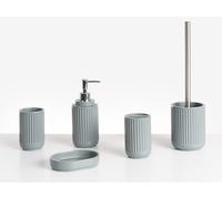 Set di 5 accessori da bagno Set di portasapone Dispenser di sapone Spazzola da t