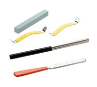 Set di 5 accessori essenziali per la riparazione dei tasti della chitarra, con kit di strumenti di lucidatura