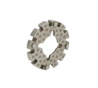 Set di 5 adattatori oscillanti per sega multipla con gambo da 25 mm per la lavorazione del legno e progetti fai da te