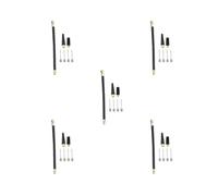 Set di 5 adattatori per ugello a sfera, pompa manuale, connettore per gonfiaggio, accessori per bici, 7 pezzi