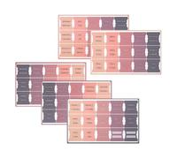 Set di 5 adesivi per la lettura della Bibbia, con motivo con ombra del tramonto, perfetti per lo studio e la marcatura della Bibbia, adesivi per indicizzare la lettura della Bibbia, ombra del tramonto