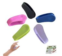 Set di 5 agopressione, clip per agopressione, anelli a batteria, set di abilità per attacchi di panico, emicrania, disturbi d'ansia, supporto per sollievo naturale