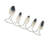 Set Di 5 Anelli di Coperture Delle Impronte Gotiche Liscio Metallizzato Nails Accessori Per L'Espressione Artistica E Moderno Streetwear Styling Impronte Set di Accessori