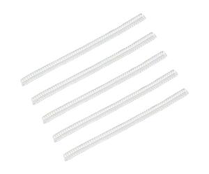 Set di 5 anelli flessibili per regolare le dimensioni degli anelli con molle trasparenti per un uso sicuro e confortevole, distanziatore invisibile, 3mm, come descritto, come descritto
