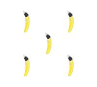 Set di 5 aspiratori nasali per bambini, colore: giallo