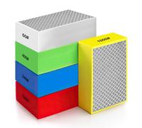 Set di 5 blocchi abrasivi diamantati per lucidatura a mano, per levigare calcestruzzo, granito, marmo, ceramica 60#, 120#, 240#, 400#, 1000#