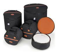 Set di 5 borse per batteria standard, imbottitura più spessa per la protezione della batteria, custodie per batteria da viaggio per Tom da 12", Tom da 10", rullante da 14", Floor Tom da 16", grancassa