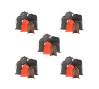 Set di 5 borse portaoggetti da viaggio, organizer per vestiti, scarpe, colore casuale