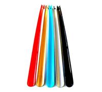 Set di 5 calzascarpe con gancio, extra lungo, 60 cm, multicolore, Taglia unica