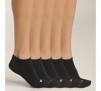 Set di 5 calzini corti Nero 37/41