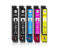 Set di 5 cartucce compatibili con Epson n. 405XL Workforce WF-7310 WF-7830 WF-7835 WF-7840 WF-7835 Workforce Pro WF-3820 WF-3825 WF-4820 WF-4825 WF-4830