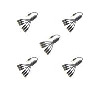 Set di 5 cavi di prolunga per cuffie senza interferenze per cuffie da 1 a 6