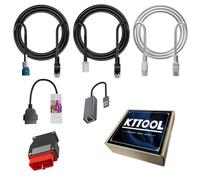 Set di 5 cavi diagnostici per Tesla Model S 3 X Y, adattatore USB OBD2 per strumenti diagnostici per tablet Lanuch X431 PADIII/PADV/PADVII/EV MAX/PRO 3S+V3.0 Ultra, con cablaggio adattatore OBDII