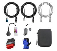 Set di 5 cavi diagnostici per Tesla Model S 3 X Y, adattatore USB OBD2 per strumenti diagnostici per tablet Lanuch X431 PADIII/PADV/PADVII/EV MAX/PRO 3S+V3.0 Ultra, con cablaggio adattatore OBDII
