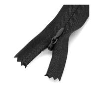 Set di 5 cerniere a spirale in nylon, 18-60 cm, design invisibile per una perfetta integrazione in abiti e tessuti per la casa,Nero,60 centimetri