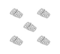 Set di 5 cerniere laterali corte in acciaio inox 316 per porta della barca, 57 x 38 mm