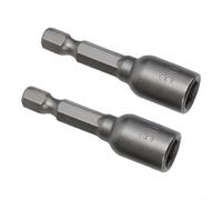 Set di 5 chiavi a bussola magnetiche da 6 a 13 mm con gambo esagonale da 1/4 di pollice per trapani elettrici, driver cordless e trapano elettrico, in acciaio al cromo vanadio, lunghezza 48 mm (5