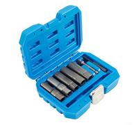 Set di 5 chiavi a bussola per rimozione di dadi di bloccaggio con denti a taglio a spirale e design profondo da 3/8 di pollice per elementi di fissaggio danneggiati