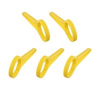Set di 5 chiavi per tappo del tamburo per secchi da 20 l e 30 l, utensili efficienti per applicazioni domestiche e lavorative (giallo)